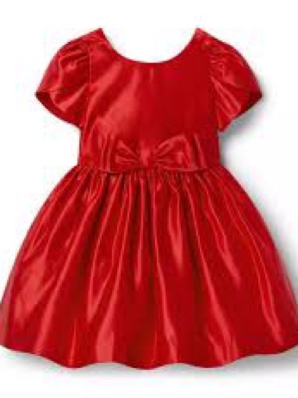 Janie and Jack Red Bow holiday crinoline dress size 10